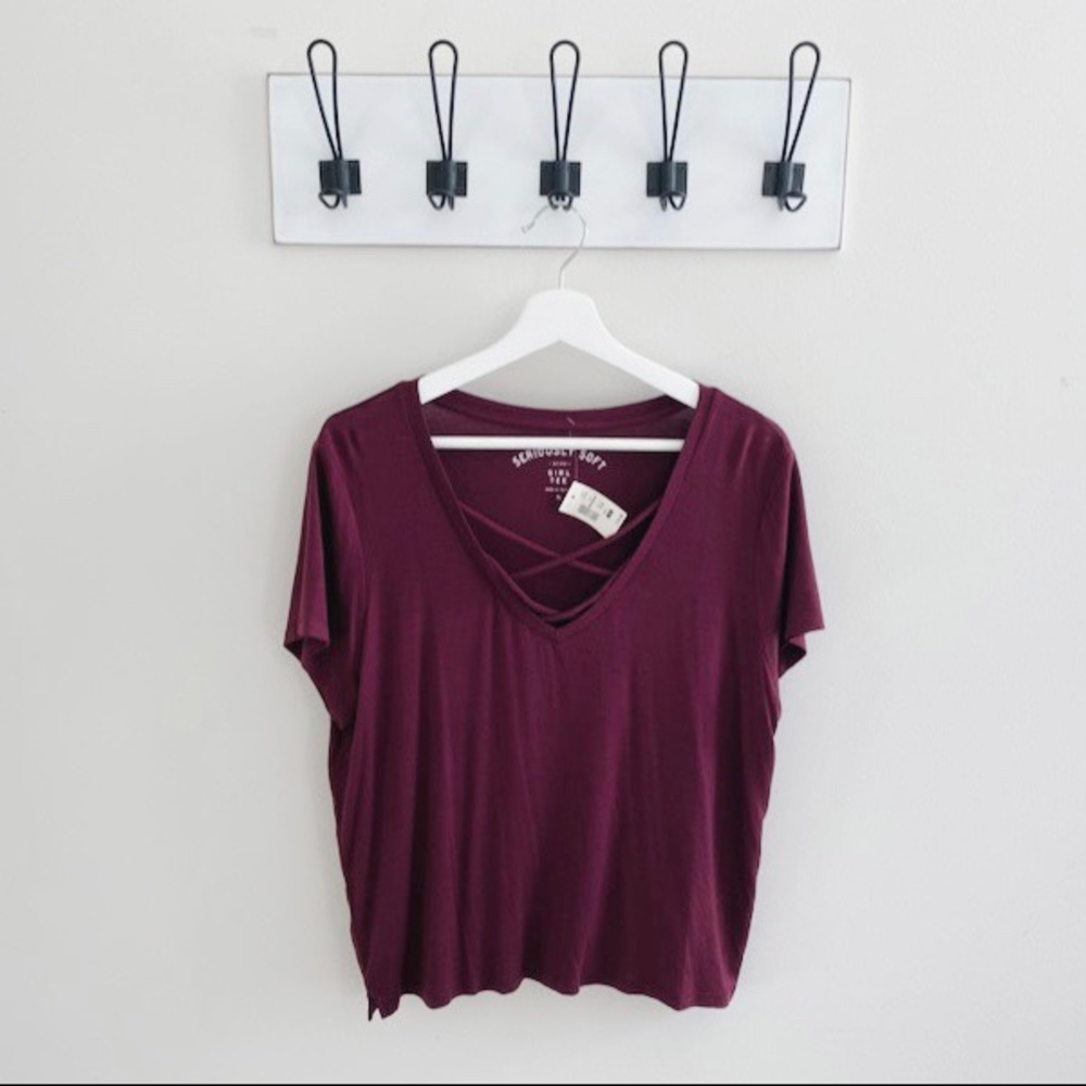 Soft Maroon Tee